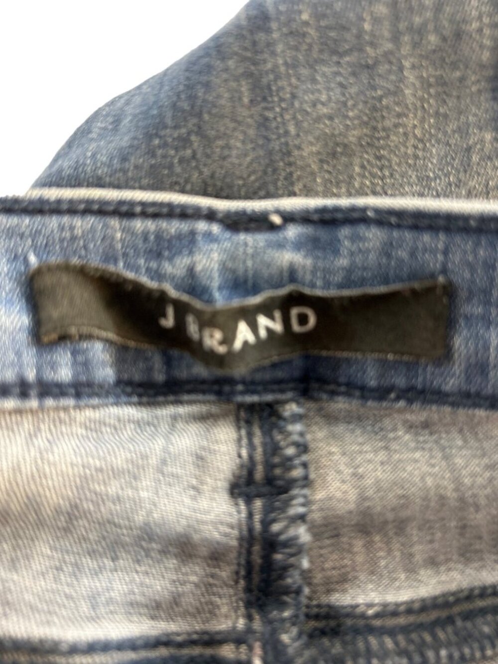 J Brand Liberty Womens Jeans Skinny Med Wash Blue Whiskering 5 Pocket Size 27 - Picture 5 of 8